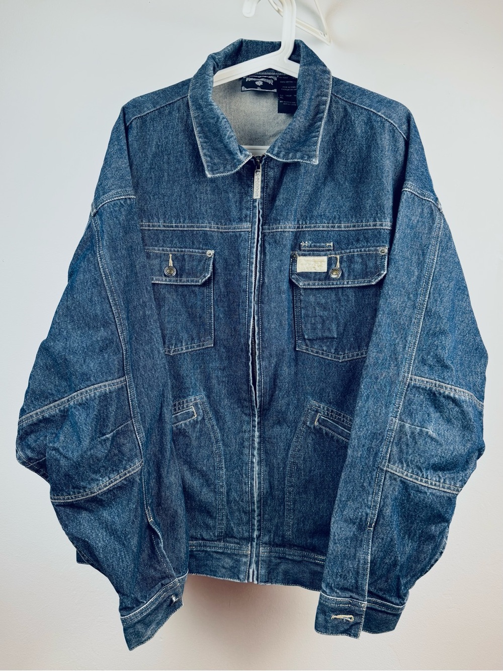 Vintage Rocawear Denim Jacket XL – Y2K Hip Hop Streetwear Jean Jacket - Picture 2 of 11
